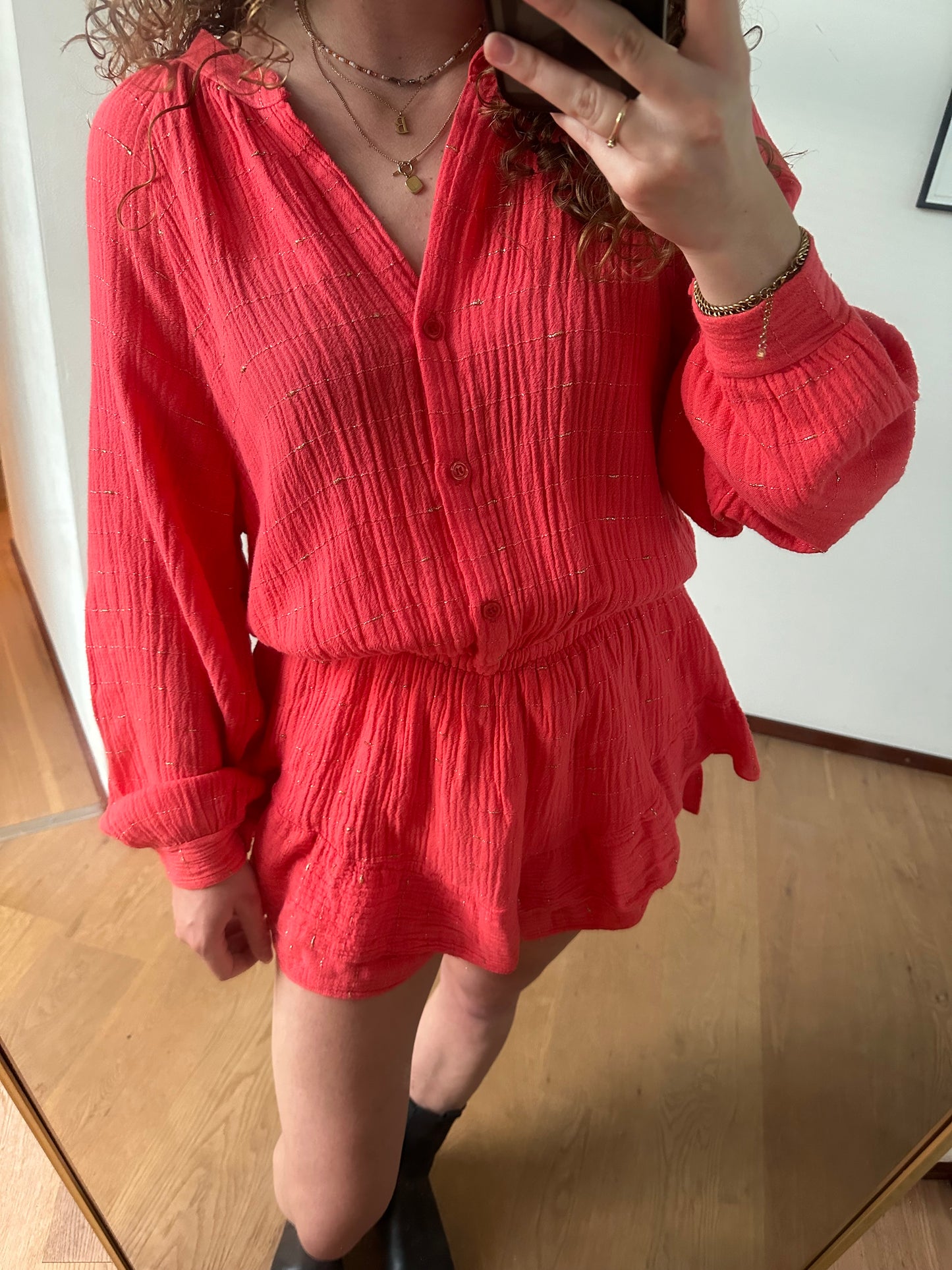 Ibiza Playsuit Coral