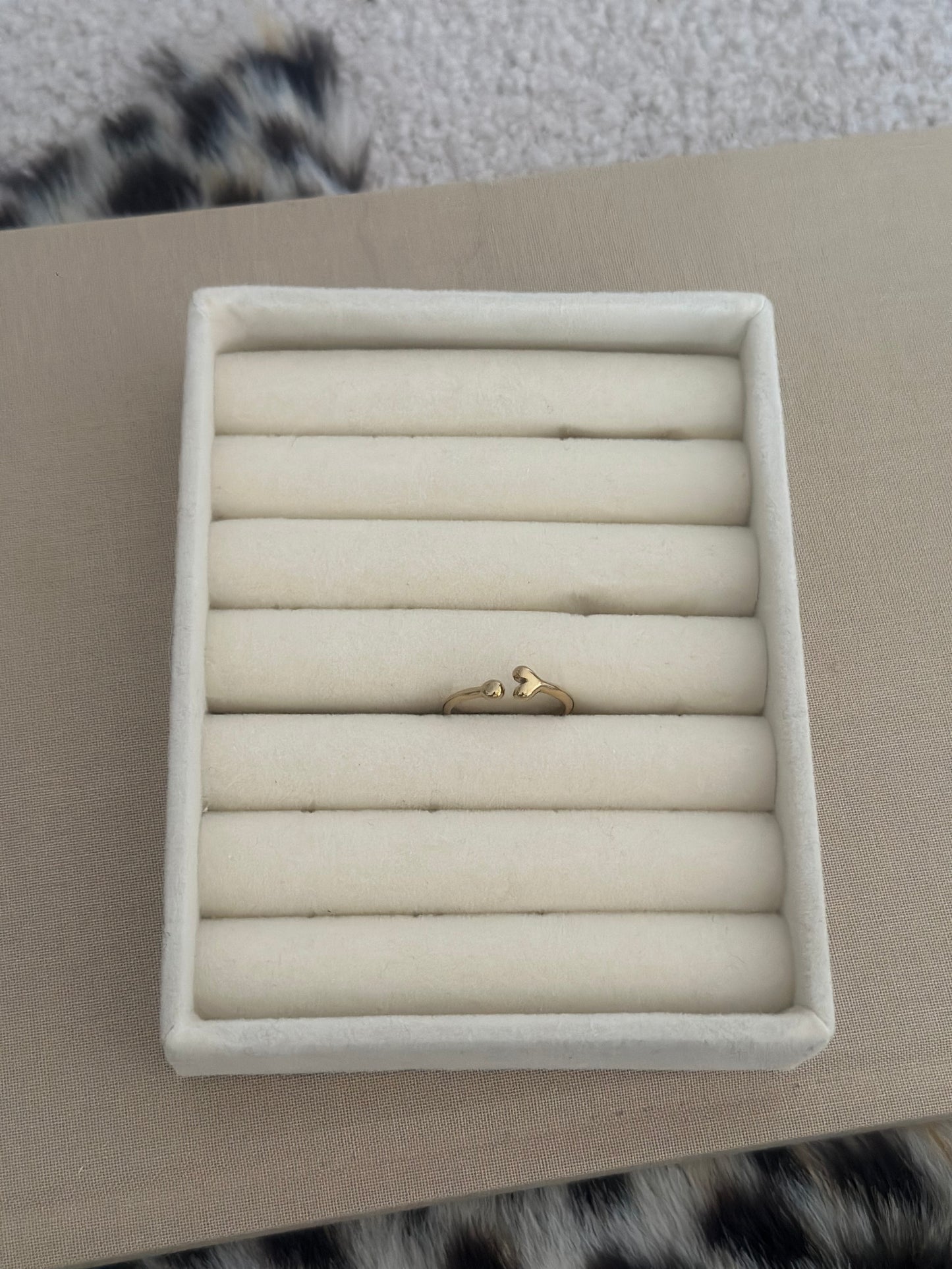 Hartjes ring goud