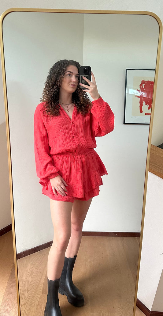 Ibiza Playsuit Koralle