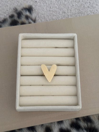 XL hart ring goud